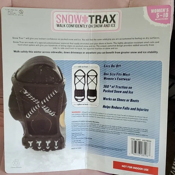 Snow Trax 2 Complete Pairs Women's NWT - Picture 3 of 5